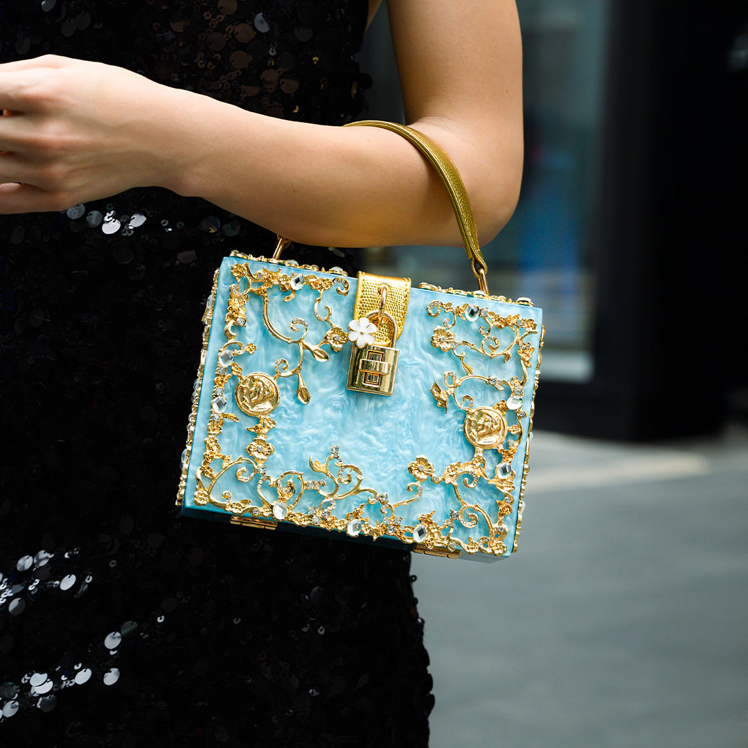 Ratna Sari Acrylic Box Handbag