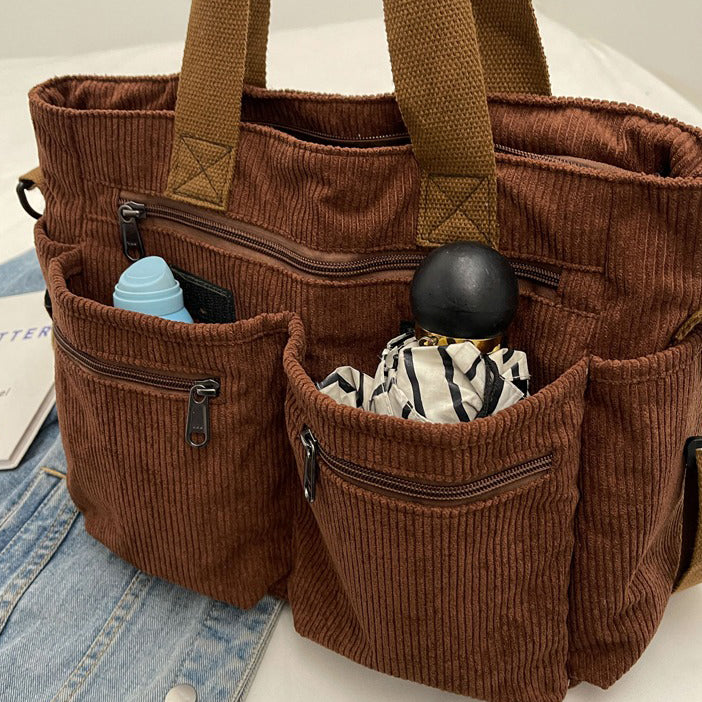 Bayang Sari Corduroy Tote