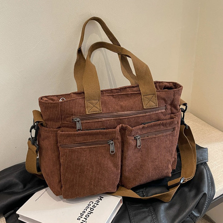 Bayang Sari Corduroy Tote