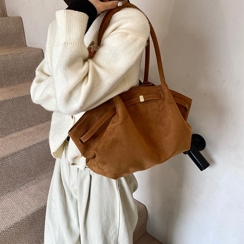 Bayang Sari Suede Tote