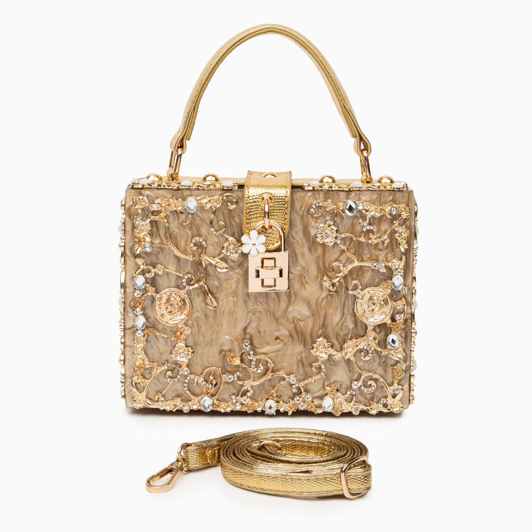 Ratna Sari Acrylic Box Handbag