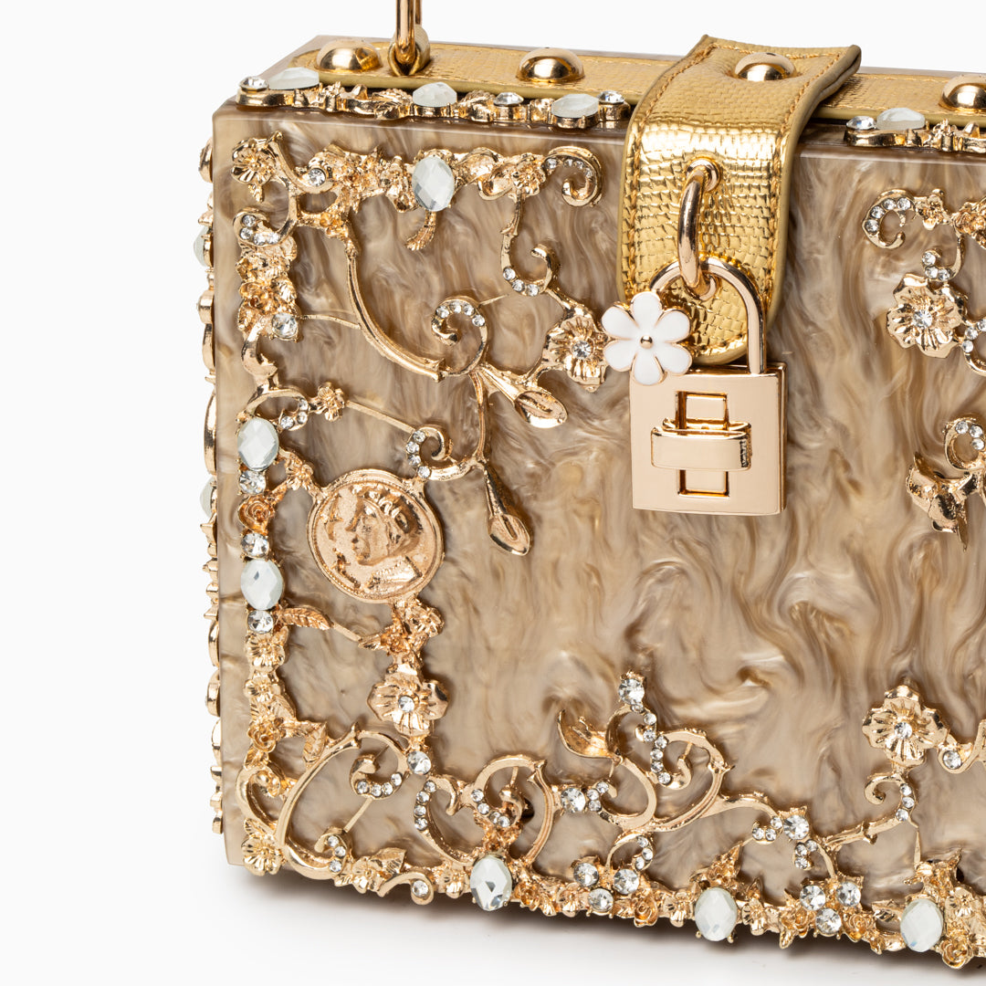 Ratna Sari Acrylic Box Handbag