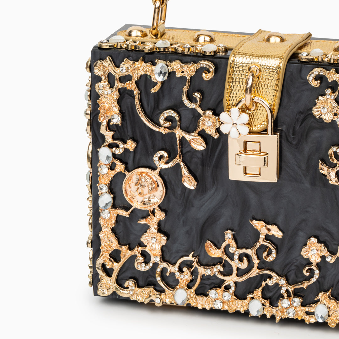 Ratna Sari Acrylic Box Handbag