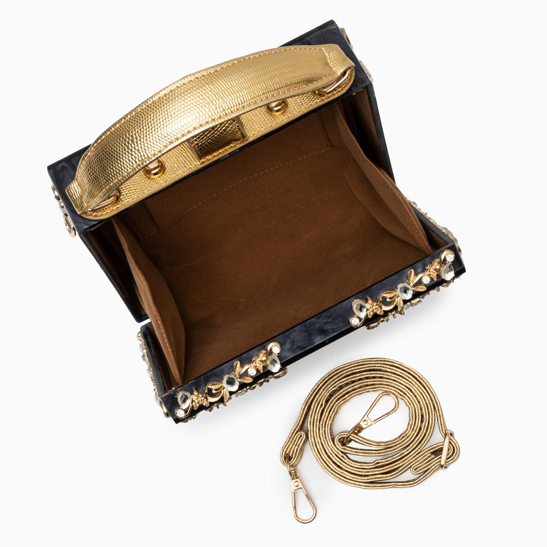 Ratna Sari Acrylic Box Handbag