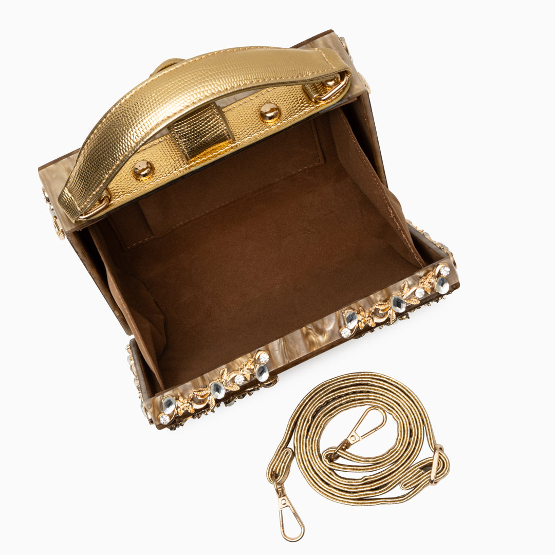 Ratna Sari Acrylic Box Handbag