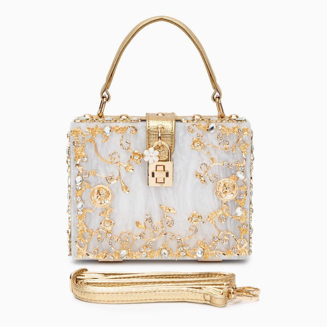 Ratna Sari Acrylic Box Handbag
