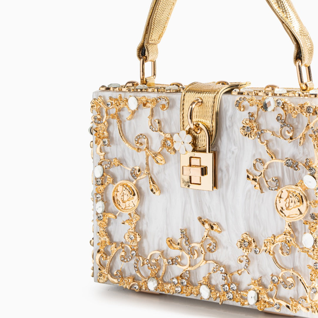 Ratna Sari Acrylic Box Handbag