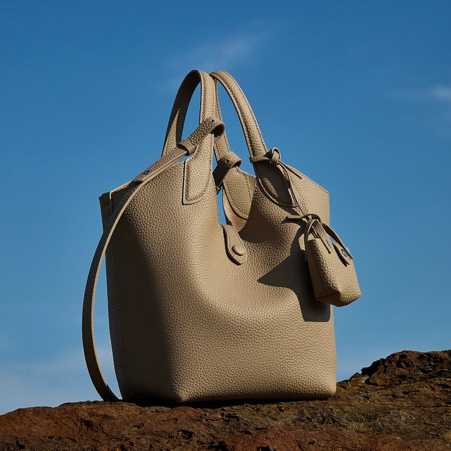 Bayang Sari Ibu Bucket Bag with Mini Pouch