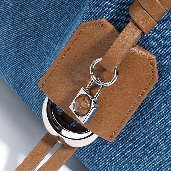 Gemalai Denim Slouch Bucket Bag