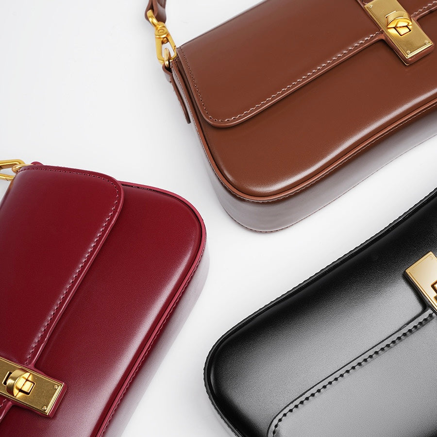 Delima Sakti Nirmala Shoulder Baguette Bag