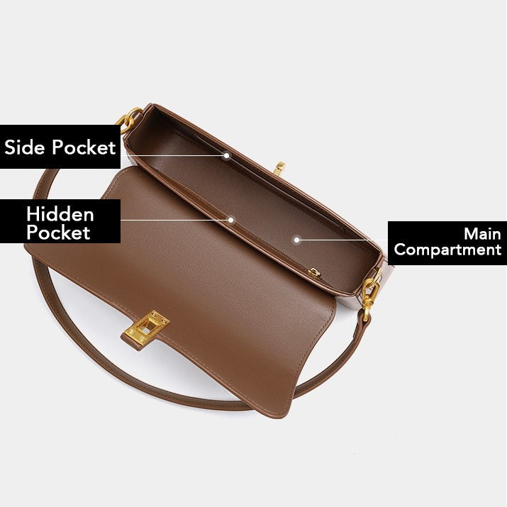 Delima Sakti Nirmala Shoulder Baguette Bag