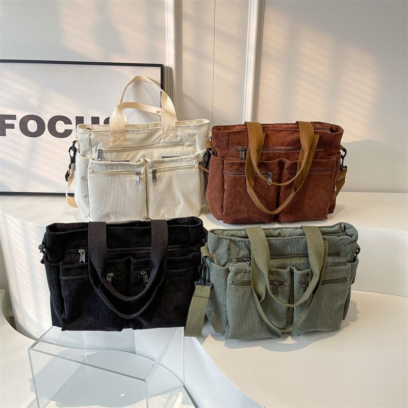 Bayang Sari Corduroy Tote