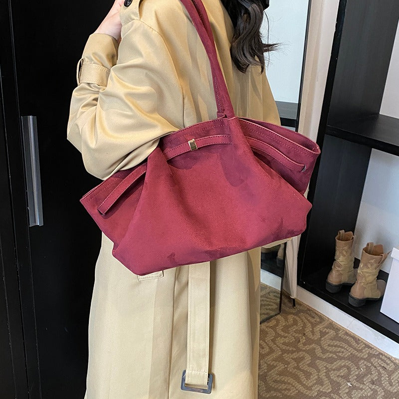Bayang Sari Suede Tote