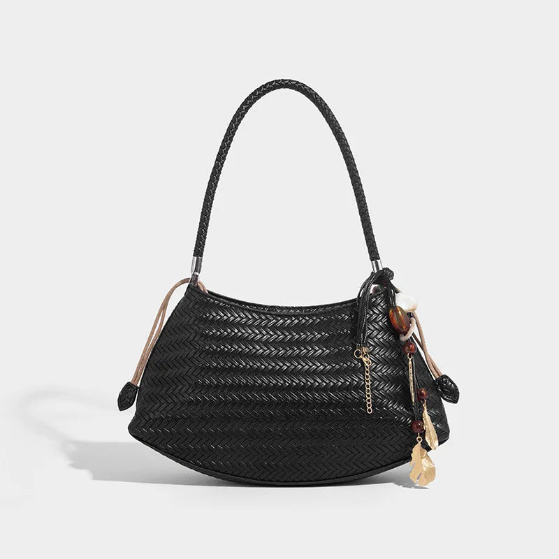 Meluraya Woven Shoulder Bag