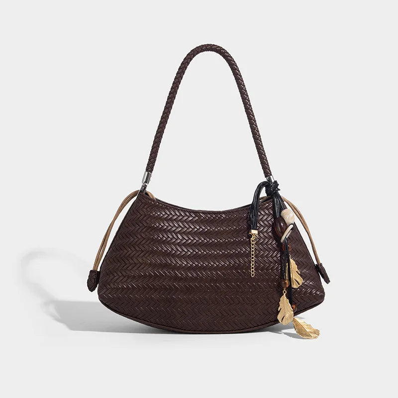 Meluraya Woven Shoulder Bag