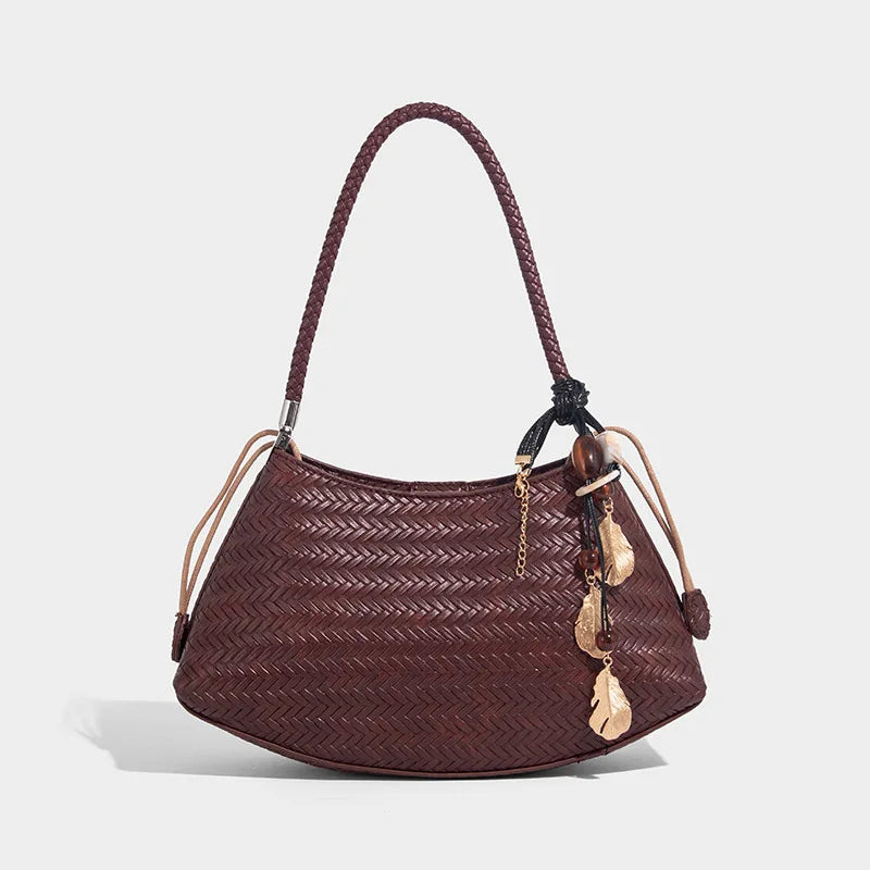 Meluraya Woven Shoulder Bag