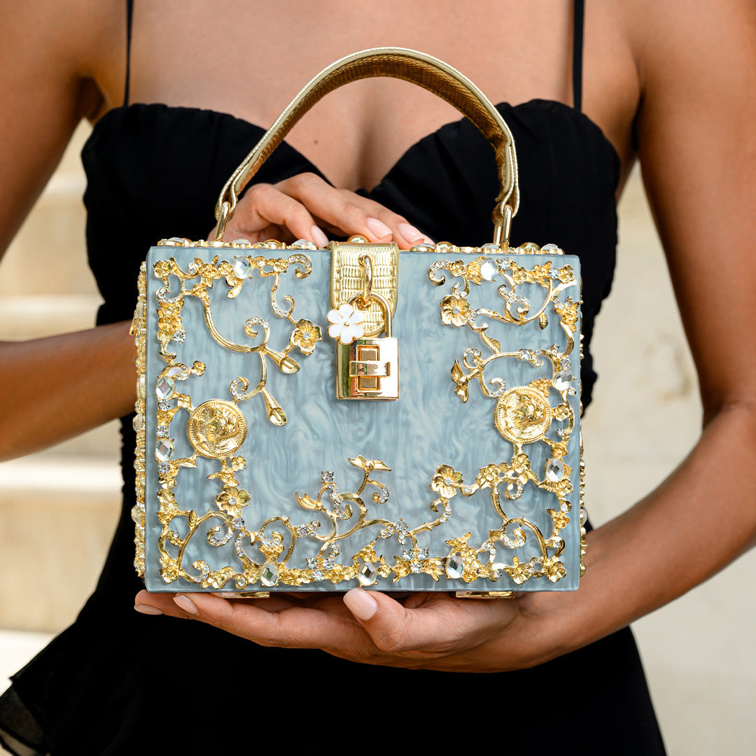 Ratna Sari Acrylic Box Handbag