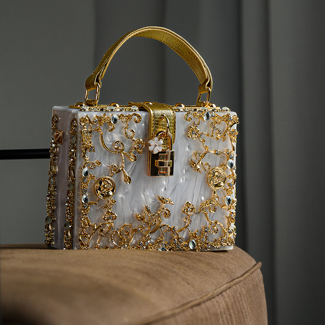 Ratna Sari Acrylic Box Handbag