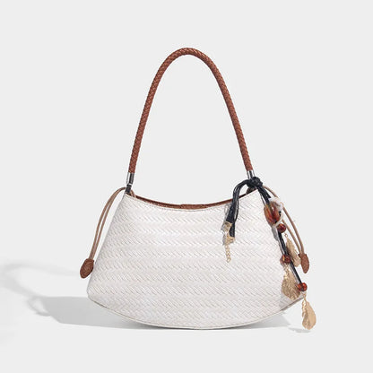Meluraya Woven Shoulder Bag