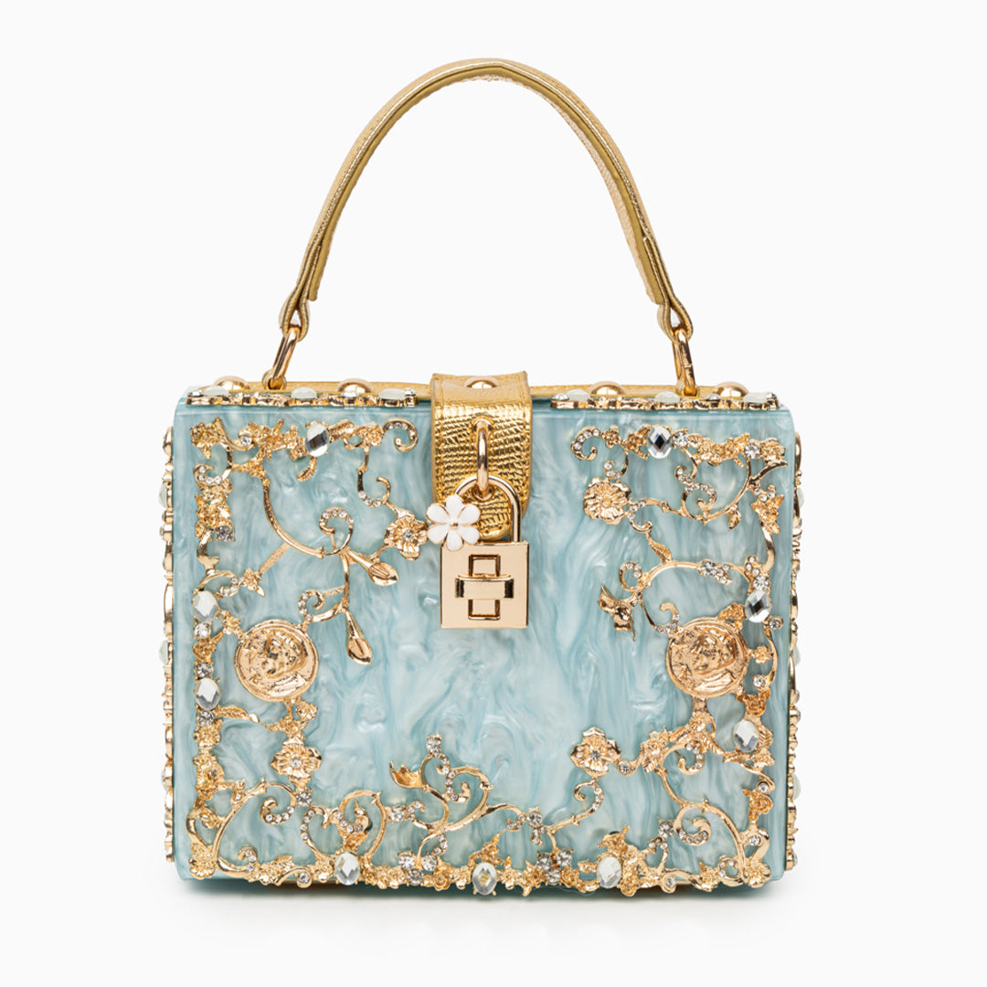 Ratna Sari Acrylic Box Handbag