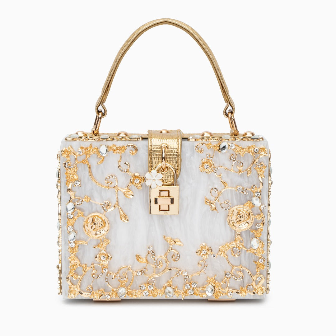 Ratna Sari Acrylic Box Handbag