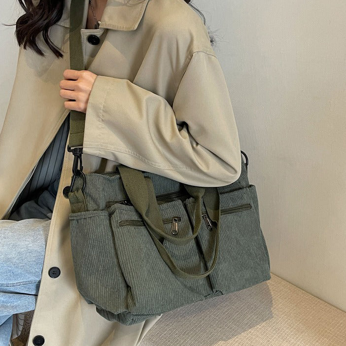 Bayang Sari Corduroy Tote