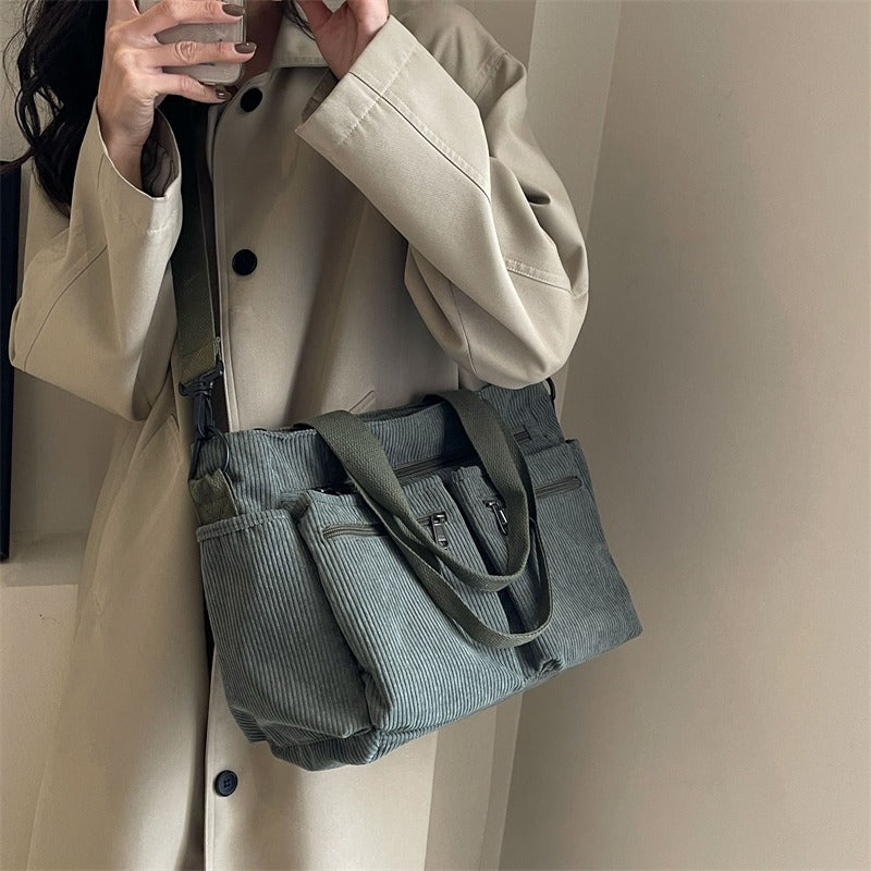 Bayang Sari Corduroy Tote