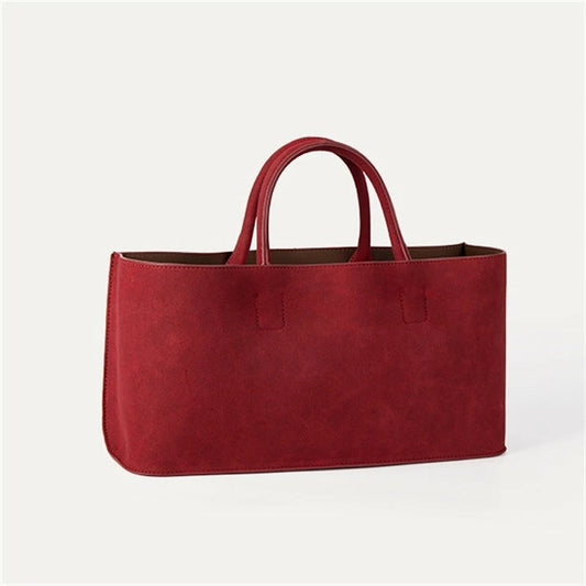 Delima Sakti Suede Tote Bag